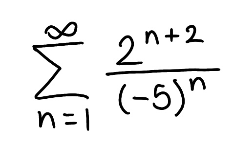 <p>Determine if the series is convergent or divergent. If the series converges, find its sum (if it’s a geometric or telescoping series)</p>