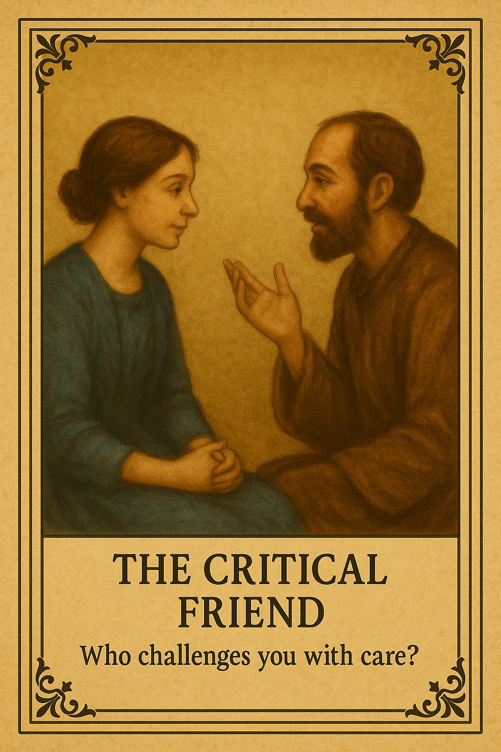 <p>Who challenges you with care?</p>