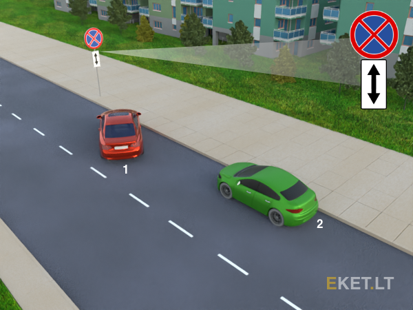 <p>which of these cars have stopped incorrectly? </p>