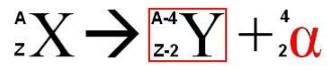 <p>large nuclei with too many protons and neutrons</p>