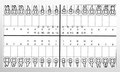 <p>-use photos and pan</p><p>-identify teeth clinically present by circling the number or letter</p><p>-identify missing teeth (those not present clinically AND not present in the radiograph) by placing an “X” in the box</p><p>-identify impacted teeth by putting an “I” in the box</p><p>-identify unerupted teeth by putting a “U” in the box</p>