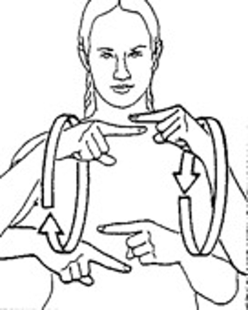 <p>a form of communication that uses mainly hand movements to convey messages (ngôn ngữ cử chỉ)</p>