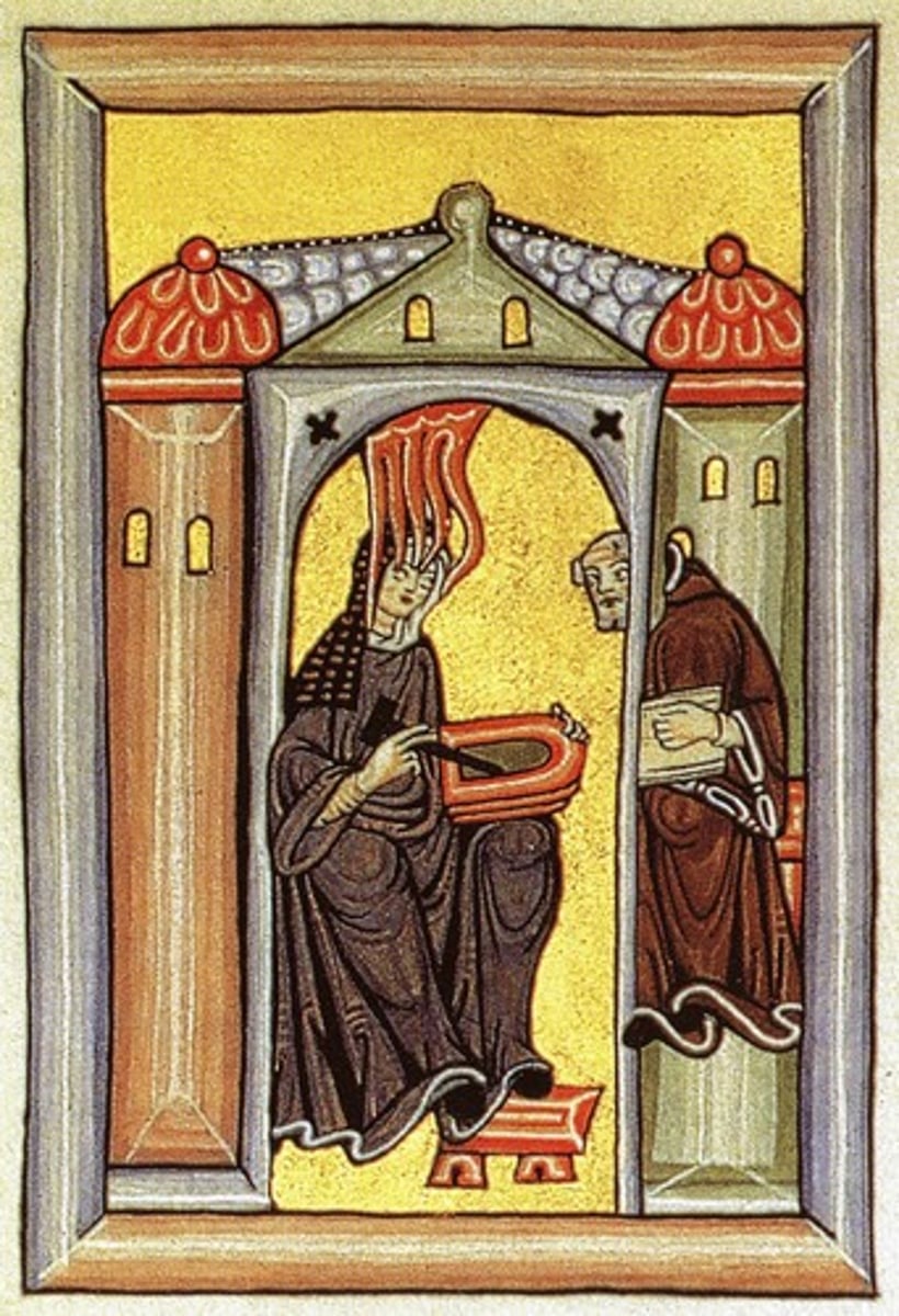 <p>Hildegard of Bingen<br>Romanesque</p>