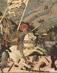 <p>NICCOLÒ DA TOLENTINO LEADING THE CHARGE Detail</p>
<p>%%<strong>(FIFTEENTH-CENTURY ITALY)</strong>%%</p>
<p>==<strong>(RENAIISANCE STYLE SPREADING TO OTHER ITALIAN CITIES)</strong>==</p>
