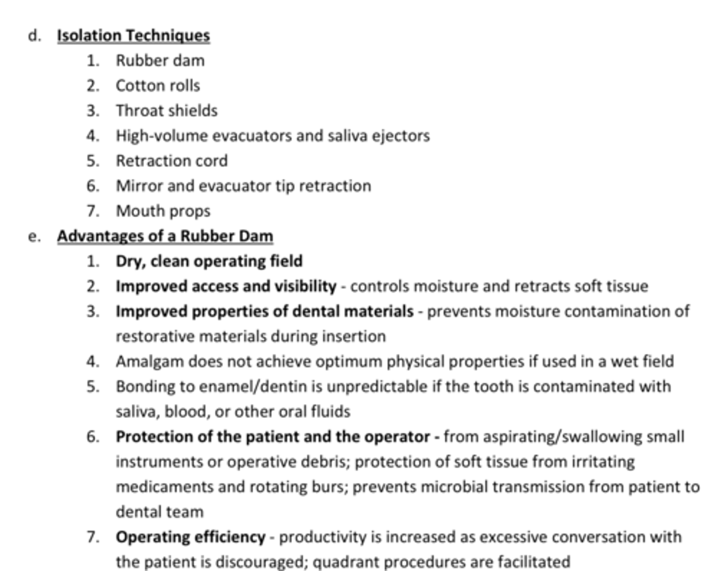 <p>Review Isolation techniques</p>