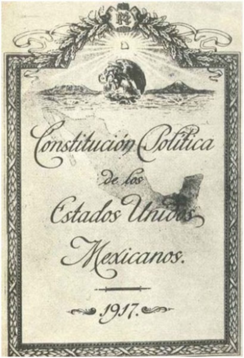 <p>Promised land reform, limited foreign ownership of key resources, guaranteed the rights of workers, and placed restrictions on religious education; marked formal end of Mexican Revolution.</p>