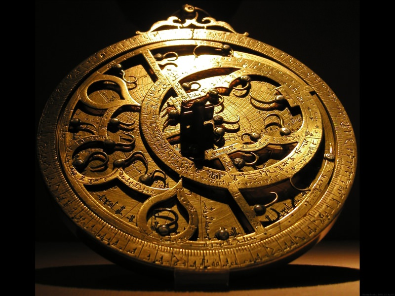 Def:  Navigational instrument for determining latitude.
LO5: As the astrolabe was spread around my many merchants, people could navigate easier and more people engaged in trade. 