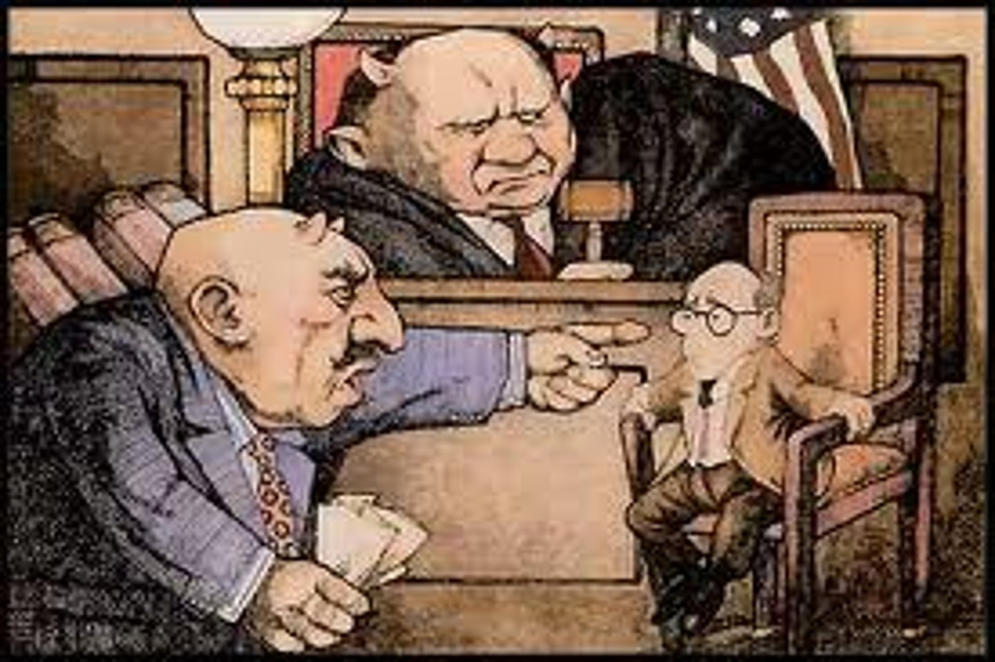 <p>Right of Accused Persons/ Indictment of Grand Jury (1) No Self-Incrimination (Miranda) (2) No Double Jeopardy (defendant cannot be tried again on the same, or similar charges) (3) No deprivation of life liberty or property without "due process of law" (fair treatment) (4) Eminent domain</p>