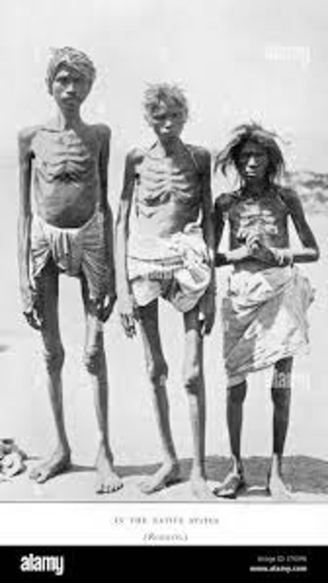 <p>mince, pauvre (thin, poor)</p>