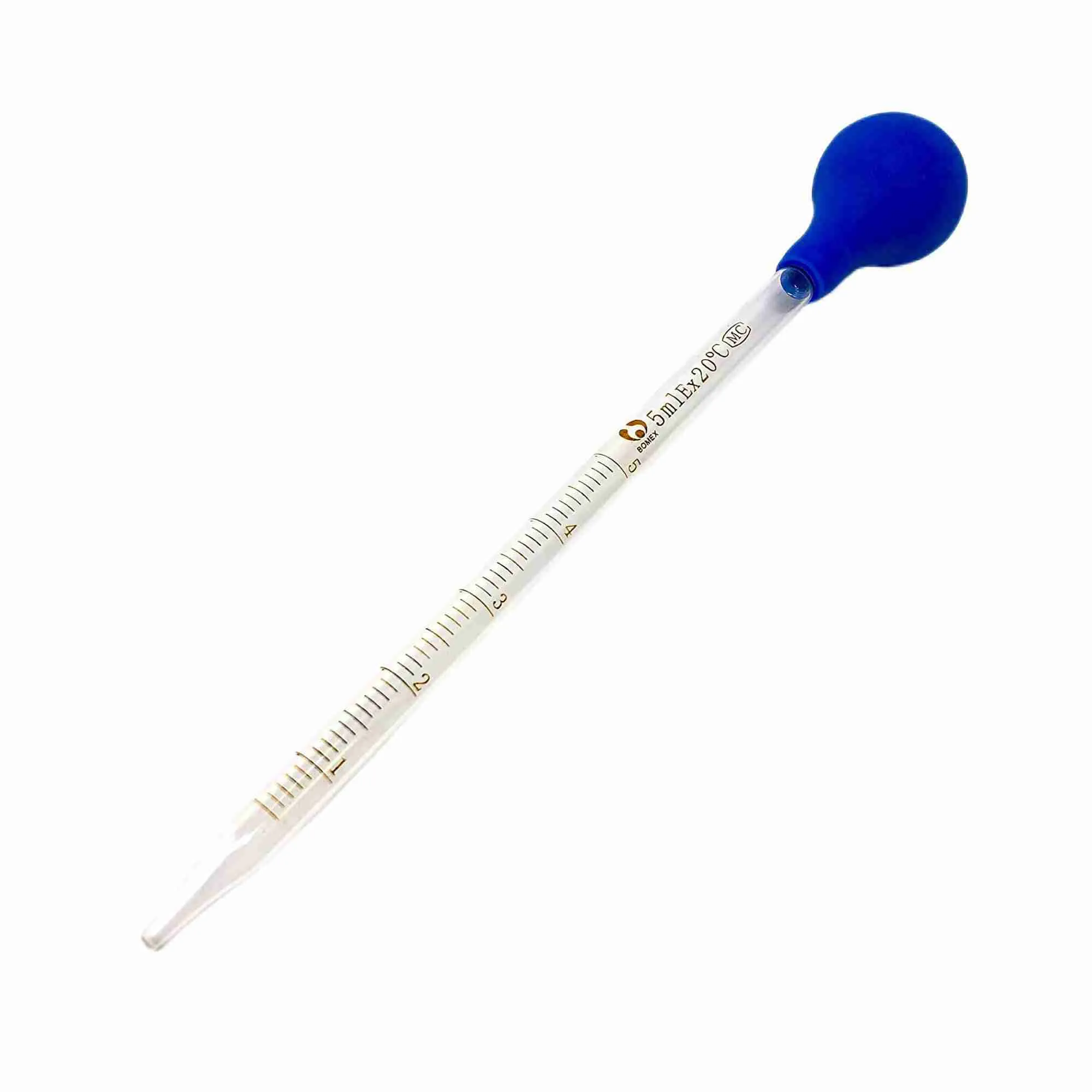 <p>Graduated pipet with bulb</p>