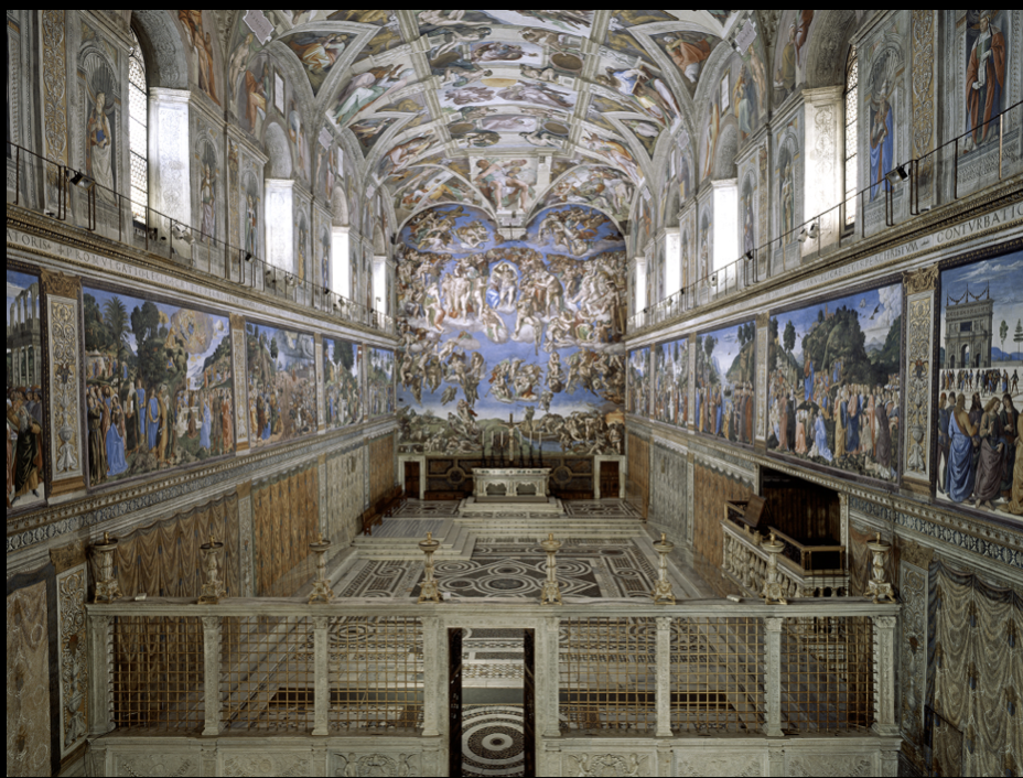 Interior of the Sistine Chapel