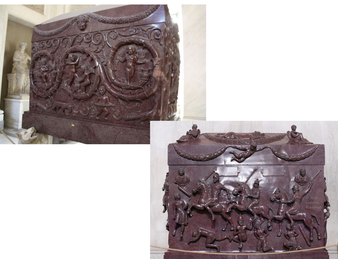 <p>Sarcophagus of Costanina </p>