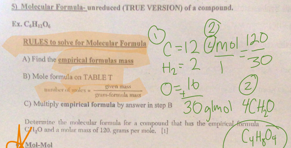 <ol><li><p>Find the imperial formula mass</p></li><li><p>Mole formula on table T</p></li><li><p>Multiply imperial formula by answer to step two</p></li></ol>