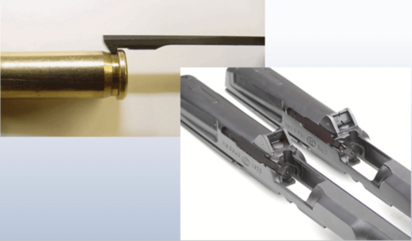 <p>Hooked part that pulls the spent casing</p>