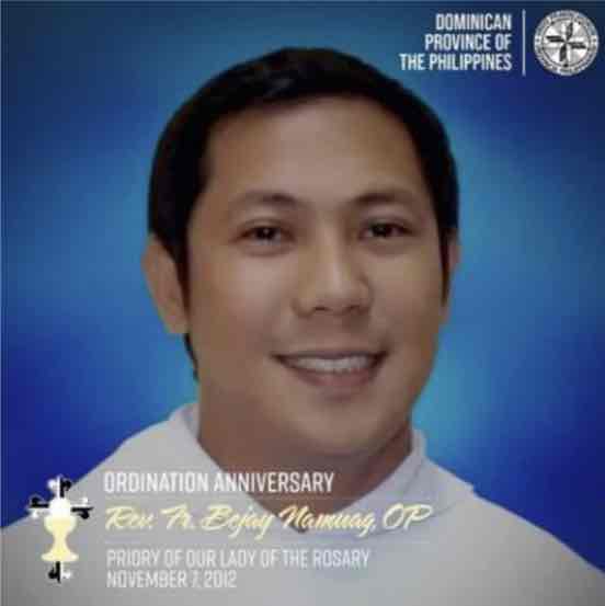 <p>Rev. Fr. Bejay Namuag, OP</p>