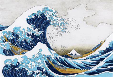 <p>What: The Great Wave (Edo Period) When: 1831 Where: Japan Who:  Katsushika Hokusai Extra Facts: it’s a woodblock print (ukiyo-e print)</p>