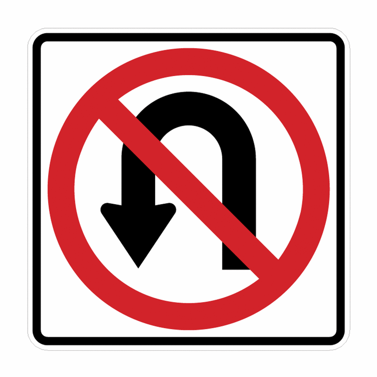 no U-turn.