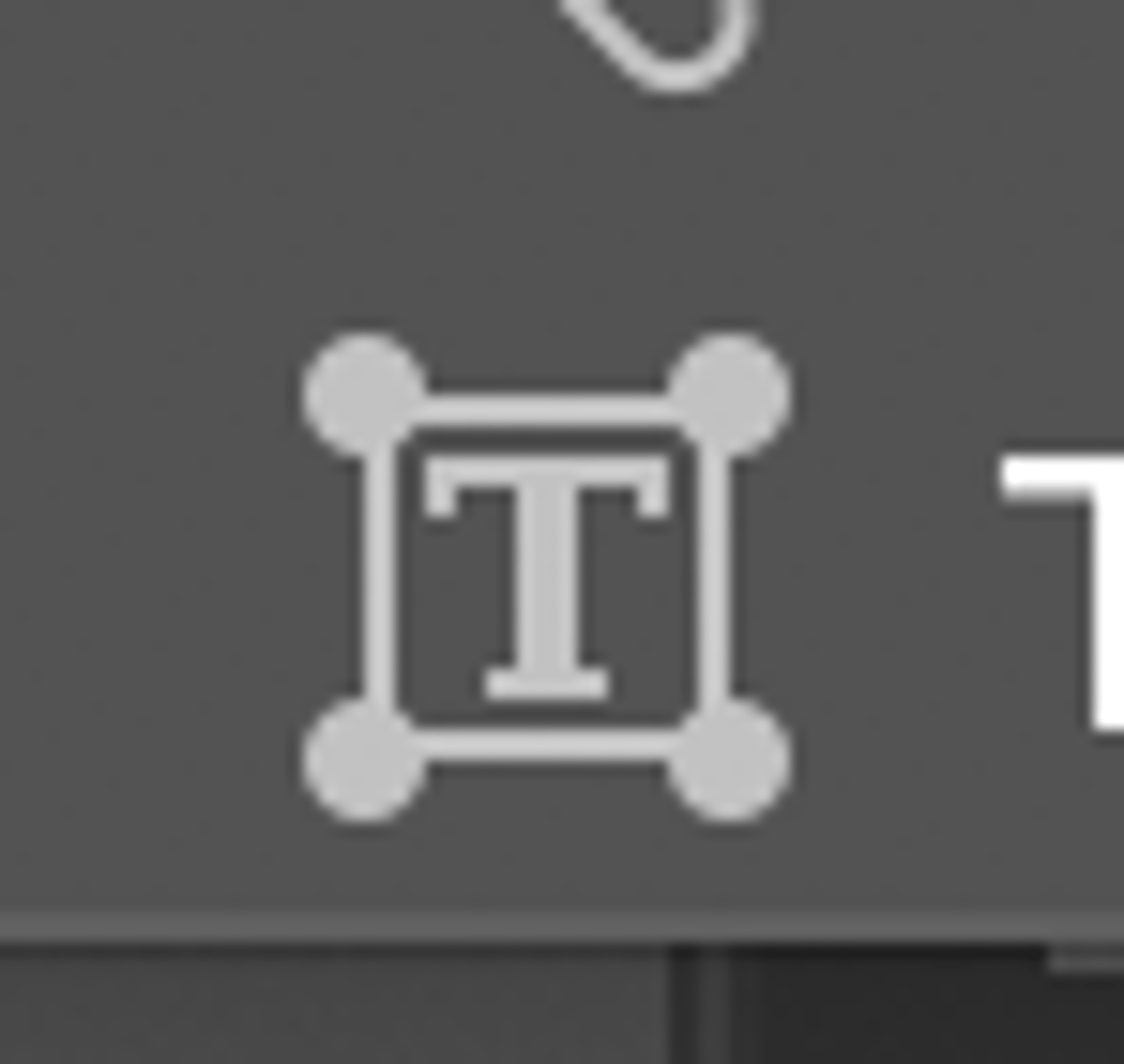 <p>allows you to visually edit certain character formatting options for individual characters in text</p><p>(Shift+T)</p>