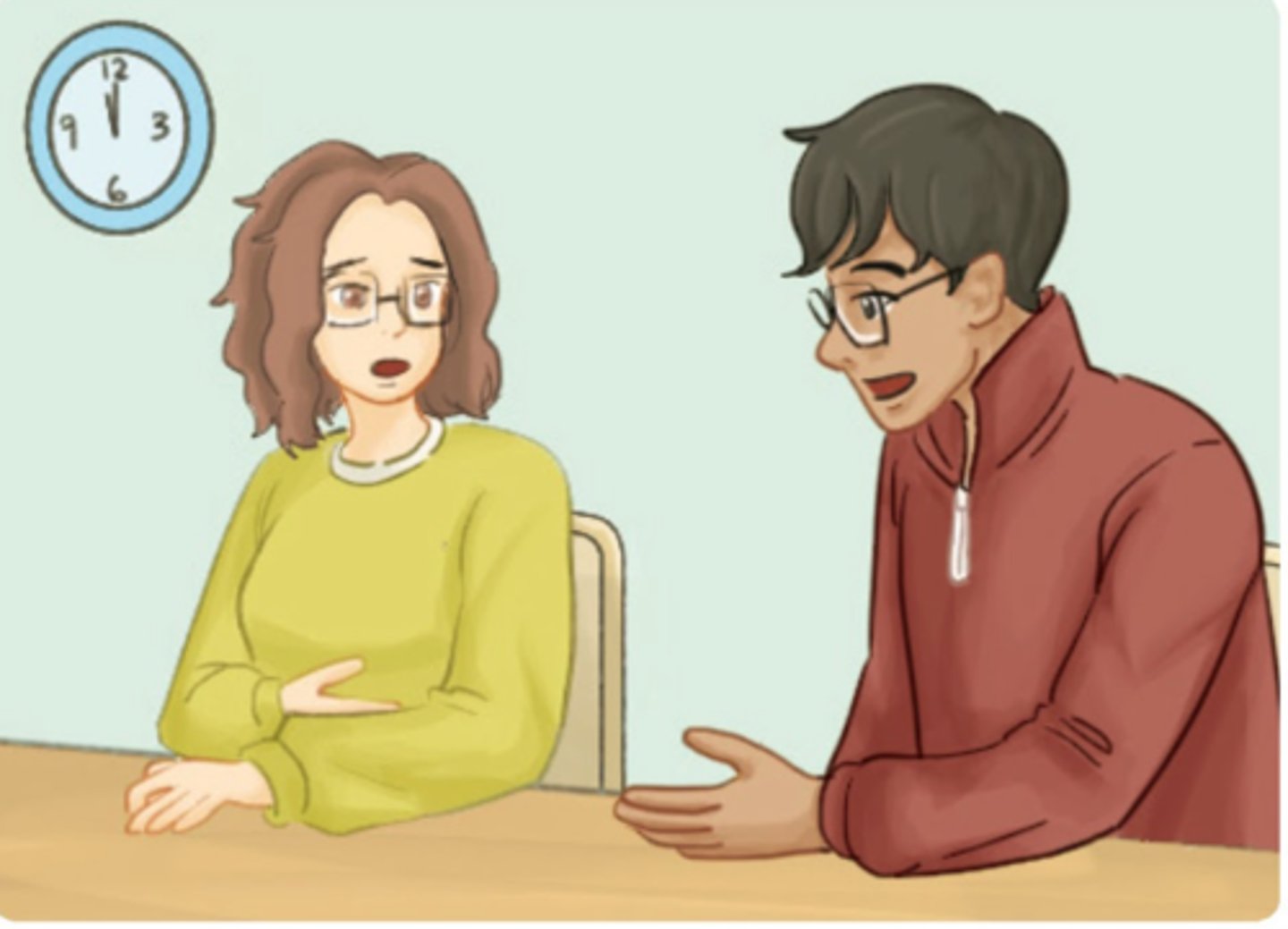 <p>to talk</p>
