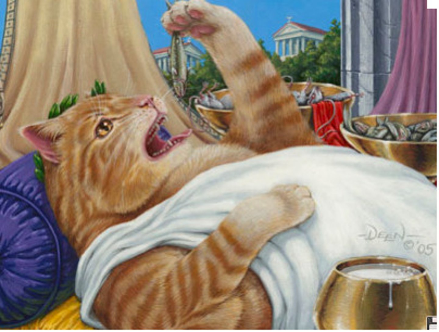 <p>satisfy or overindulge</p>