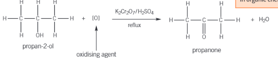 <p>A ketone will form (double bond O to carbon)</p>