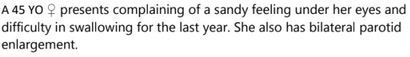 <p>likely diagnosis</p>