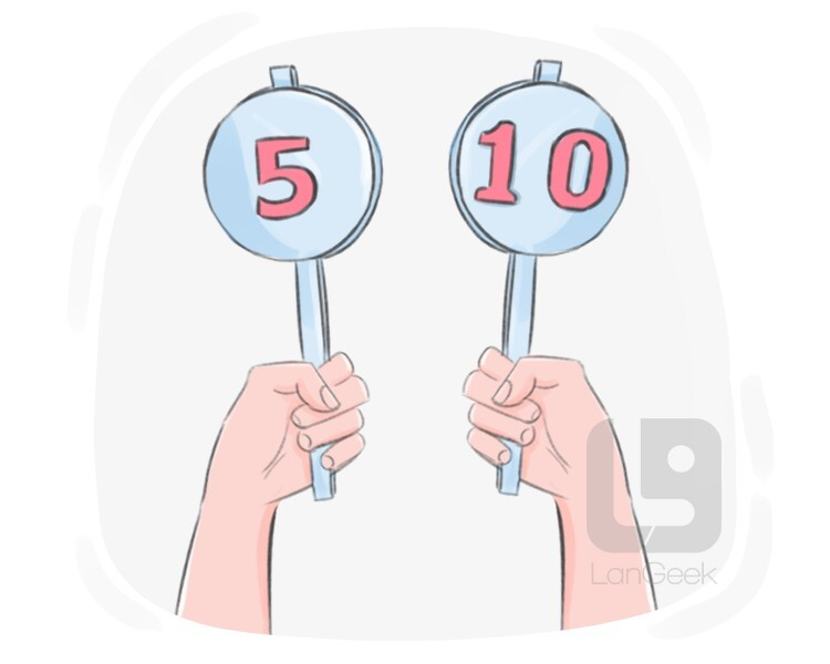 <p>excels in an evaluation</p>