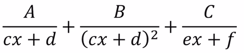 <ul><li><p>have to do the squared term twice (one where it is squared, and 1 where it is single)</p></li></ul><p></p>