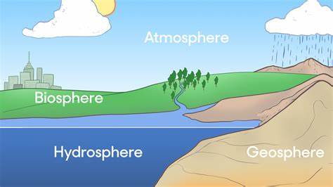 <p>Can you draw the 4 main spheres on earth</p>