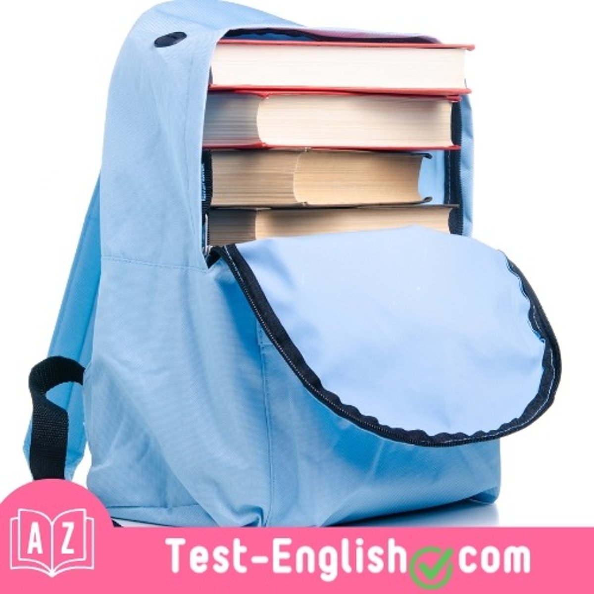 <p>I carry my books in a _____.</p>