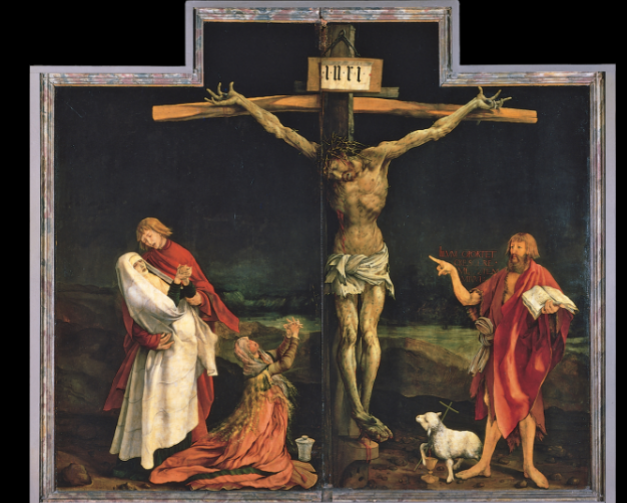 <p><span style="font-family: sans-serif">Matthias Grünewald, Isenheim Altarpiece—Crucifixion</span></p>