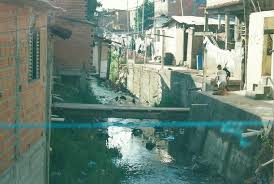 <p><span><span>areas within a city that lack basic services and infrastructure and are characterized by high levels of poverty, crime, and unemployment</span></span></p>