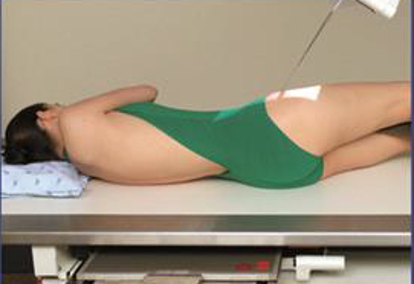 <p>Tube angled 30-40 degrees cephalic. 30-40 degree LPO oblique. CR 2" inferior and 2" medial to right ASIS.</p><p>If done PA - angle tube caudal, RAO oblique.</p>