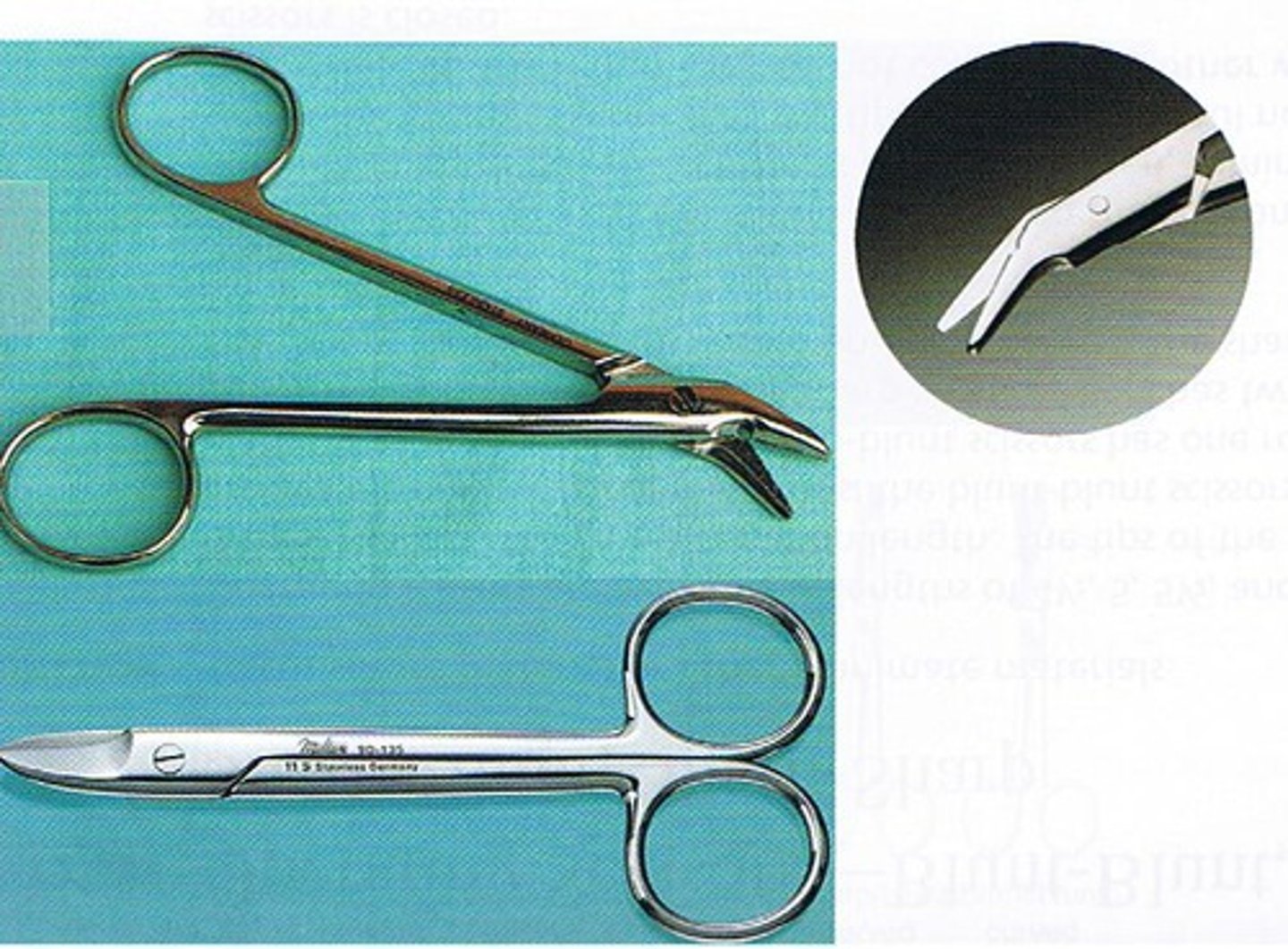 <p>Surgical scissors designed to cut small-caliber suturing wires.</p>