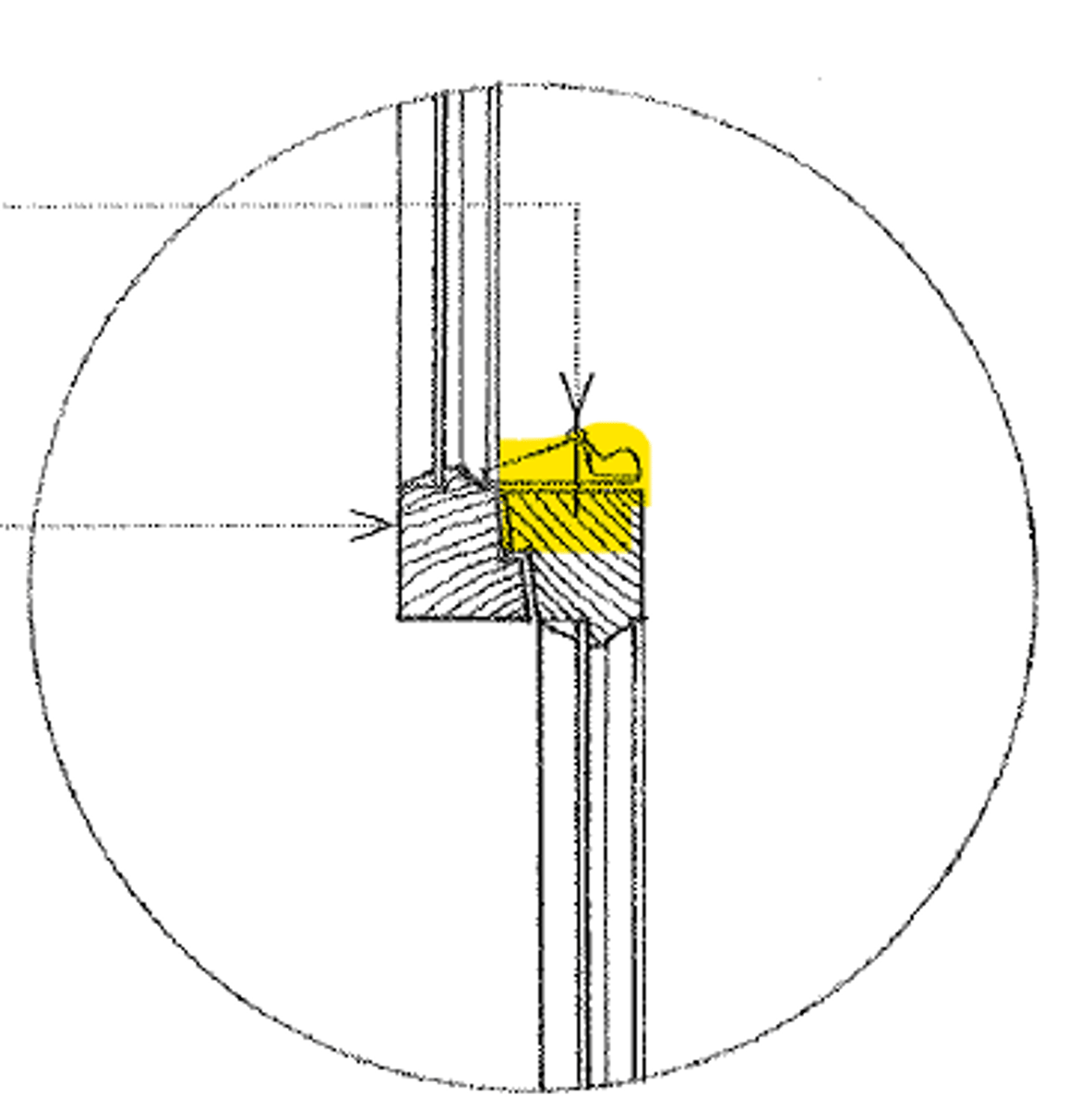 <p>A window fastener that swings from one sash's meeting rail to engage a spur on the other.</p>