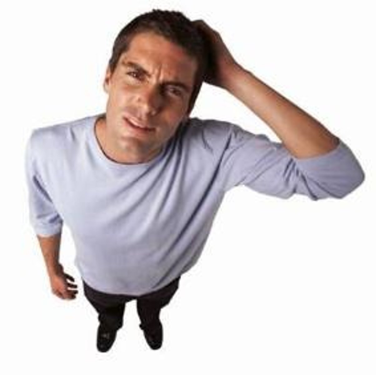 <p>(adj.) perplexed; indicating mild or amused puzzlement</p>