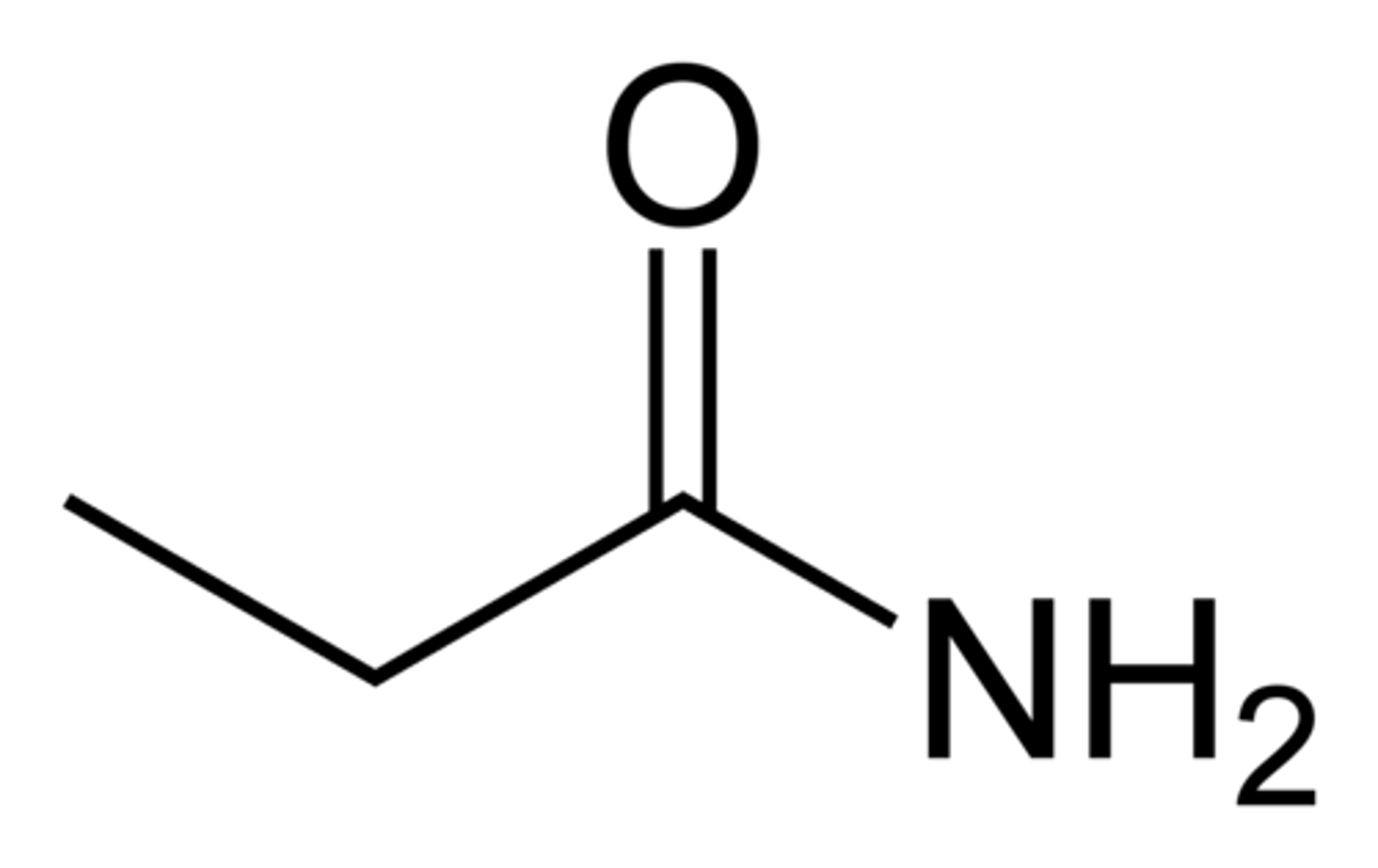 <p>propanamide (or change based on parent chain) this is just example for this one</p>