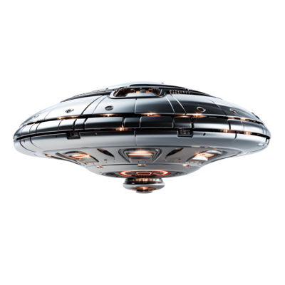 <p>A vehicle that flies in space, used by astronauts or aliens.</p>