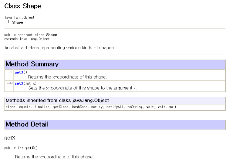 <p>every comment framed by “/** [insert documentation comment] */”  gets put in a HTML page (see image) </p>