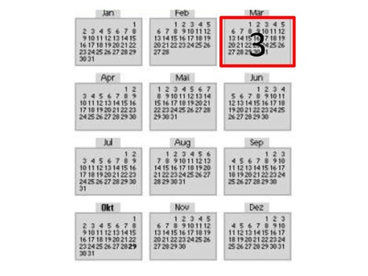 <p>March</p>