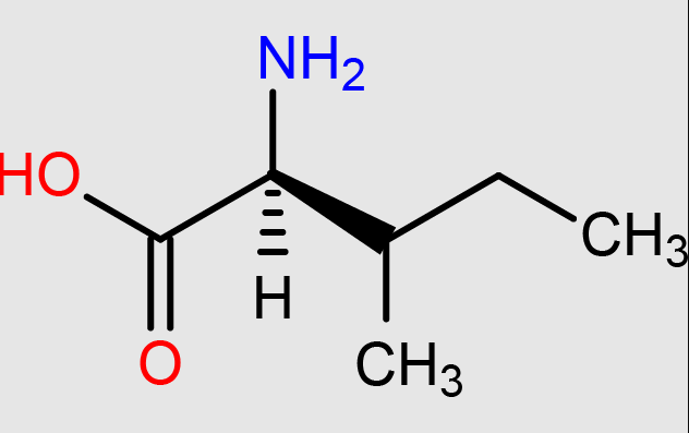 <p>CH3-CH2-CH(CH3)-CH(NH2)-COOH</p>