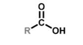 <p>What functional group is this? What does the R represent?</p>