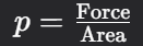 <p>Name this formula   (N/m^2)</p>
