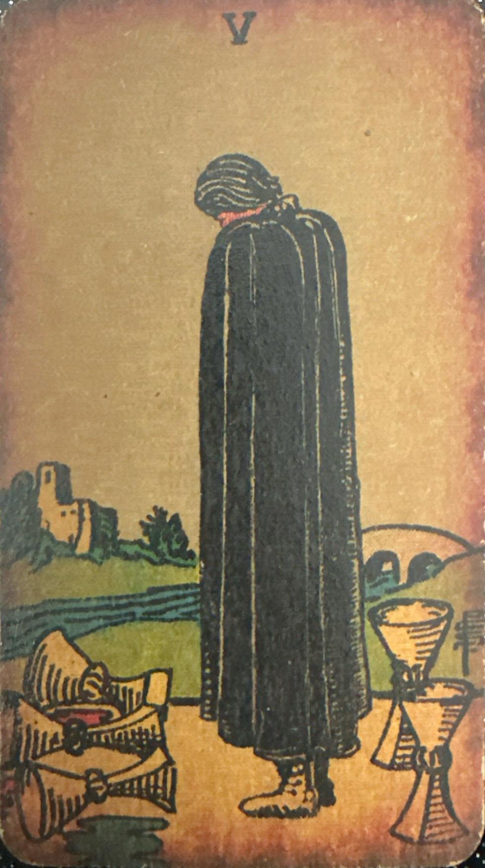 <p>V - Five of Cups</p>