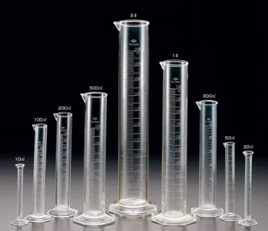 <p>used to precisely measure 5.0ml to 1000.0ml volumes of liquids</p>
