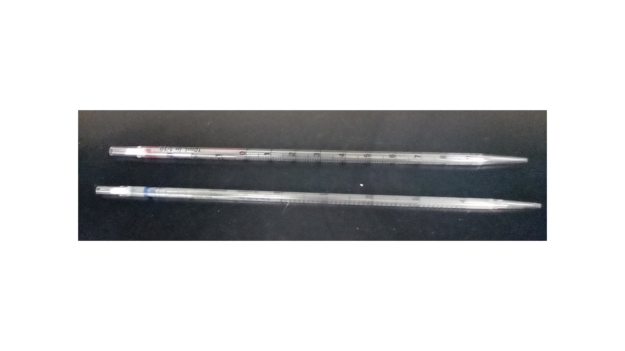 <p>serological pipet</p>
