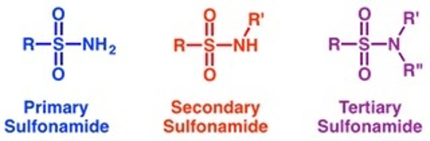 <p>e. Sulfonamide</p>