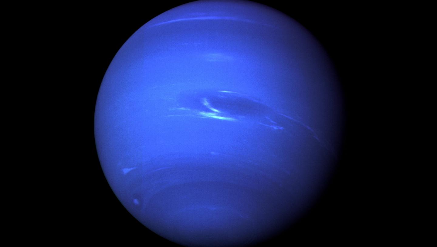 <p>What is the Dark Spot on Neptune thought to be?</p>