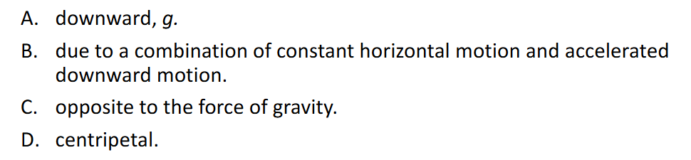 <p>When no air resistance acts on a fast-moving baseball, its acceleration is…</p>