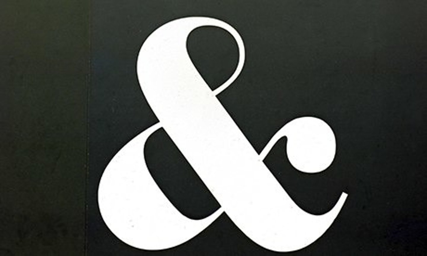 <p>And (joins nouns)</p>